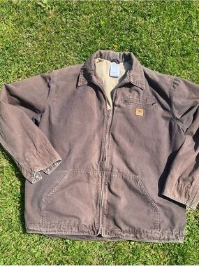 Carhartt Detroit jacket J169! Dark brown! Xl tall!